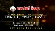 METALKOP MARKOVAC Izrada ALU i PVC stolarije