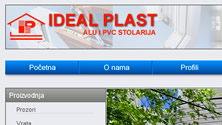 IDEAL PLAST Proizvodnja ALI i PVC stolarije, S.Palanka