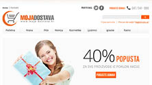 Moja dostava - sajt u izradi... Web shop